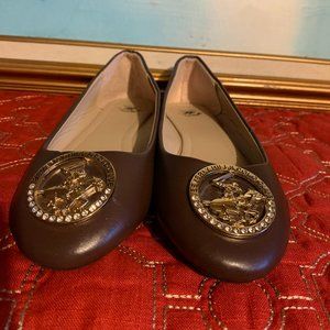 NEW! Beverly Hills Polo Club Brown Flats  Women's 7